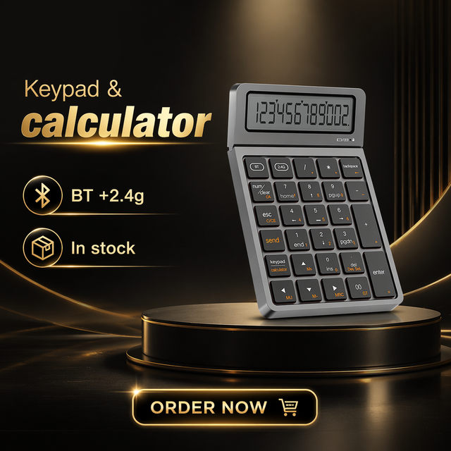 Manufacturer Bluetooth Wireless Numeric Keypad Financial Accounting Portable Silent Numpad Teclado Tastatur Clavier Tastiera
