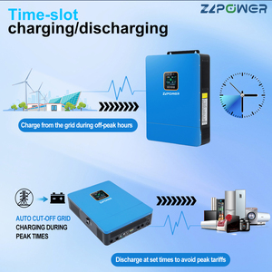 오프 그리드 인버터 8000w 10000 12000w 120V 입력 120 출력 하이브리드 인버터 500V 11KW 태양광 충전 컨트롤러 인버터 - Product Image 6