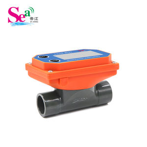 दीजियांग ZJPVC-BT01-DN15 डिजिटल pvc टरबाइन प्रकार जल प्रवाह मीटर 5-100l/मिनट प्रवाह दर ip65 सुरक्षा त्वरित कनेक्ट ओएम - Product Image 1