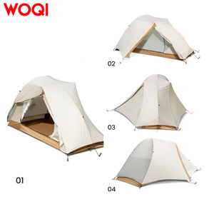 เต็นท์ Woqi Ultralight 3 ฤดู ขนาด 210x125x105 ซม. แบบสองชั้น กันน้ำ สำหรับ 1-2 คน เหมาะสำหรับตั้งแคมป์และเดินป่า - Product Image 2
