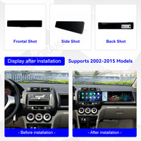 Автомагнитола MOOKAKA 12.3+ 4.99+12.3 дюйма для Honda Fit/City/EVERUS S1 2002-2015 с GPS-навигацией, беспроводным CarPlay и интерактивным экраном