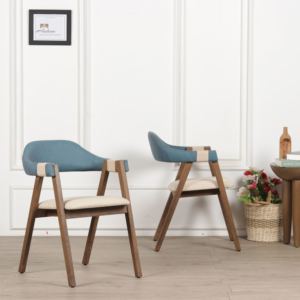 Experience Unmatched Quality with Ardena's Customizable Modern <b>Dining</b> <b>Chair</b> Crafted From Solid Indonesian <b>Wood</b> - Product Image 1