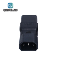 Adaptateur de connecteur PDU UPS Power IEC 10A mâle C14 vers femelle C19 certifié CE avec protection contre les courts-circuits