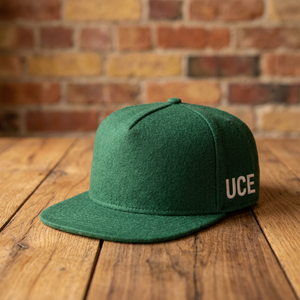 Casquette snapback 6 panneaux unisexe, casquette de baseball d'hiver avec broderie UCE blanche - Product Image 2