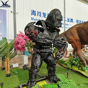 Modelo Animatrónico de King Kong de Alta Gama, Gorila Realista de Tamaño Real, Estatua de <span class=keywords><strong>Animal</strong></span> con Impresión 3D para Parques de Atracciones - Product Image 6