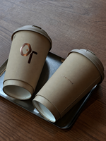 Gobelet en papier à double paroi jetable, revêtement PE, gobelet à café biodégradable, logo personnalisé, gobelet à emporter pour boissons chaudes