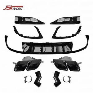 Difusor Trasero Estilo <span class=keywords><strong>R</strong></span> con Tubo de Escape para VW CC <span class=keywords><strong>Arteon</strong></span> 2019-2022 - Product Image 1