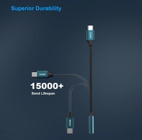 Câble adaptateur audio USB C vers Aux BENFEI de haute qualité, adaptateur jack casque USB Type C vers 3,5 mm femelle