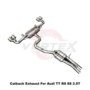 ท่อไอเสีย Vortex Performance สำหรับ Audi TT RS 8S 2.5T ปี 2016-2023 พร้อมวาล์วสุญญากาศ ชุด Catback Tuning Muffler Parts - Product Image 3