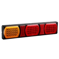 ADR IP67 10-30V Rectangle Heavy Duty Trailer Tractor Lights Turn Stop Reverse LED Trailer Feux arrière avec réflecteur