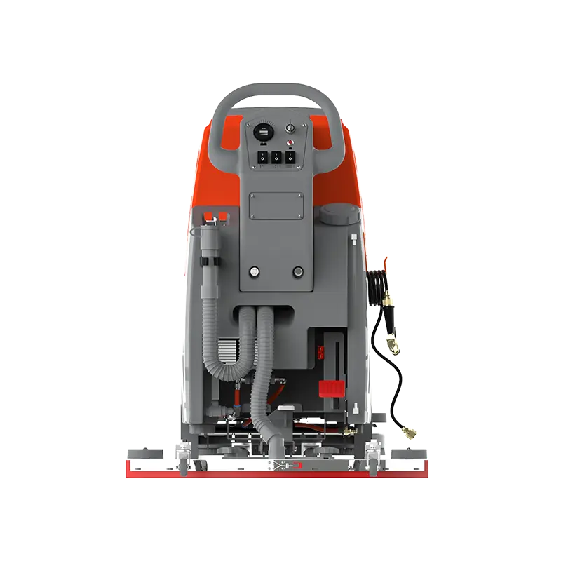 65L Automatic Cleaning Commercial Hand Push Floor Scrubber Machine