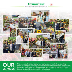 Vente en gros <span class=keywords><strong>de</strong></span> fleurs artificielles <span class=keywords><strong>de</strong></span> roses bulgares hydratantes au toucher réel pour les bouquets <span class=keywords><strong>de</strong></span> mariage romantiques décorations pour la maison pour Noël - Product Image 5