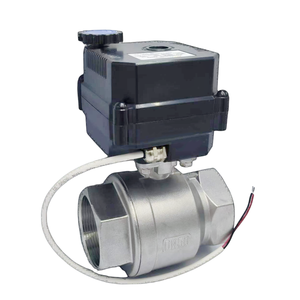 มอเตอร์บอลวาล์ว Flomarvel Fh-b Ip67 แบบเปิดปกติจากโรงงาน  ขนาด Fh-b 15nm Upvc Bsp Npt เกลียว Ce Rohs Nsf61 Dn32 Dn40 Dn50 12v 24v 110v - Product Image 1