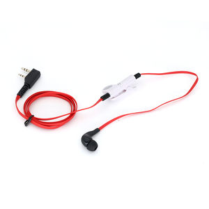 Auriculares con Conector Tipo K de 2 Pines, Cable Plano Resistente, Estilo Red Noodle, para Radios <span class=keywords><strong>Baofeng</strong></span> UV5R BF888S Kenwood TK TH Series - Product Image 3