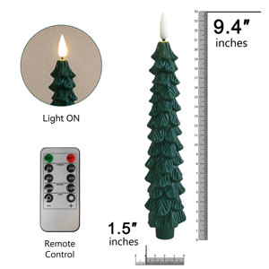 Nouveau design l'atmosphère des pins en plastique LED bougie lumière <span class=keywords><strong>arbre</strong></span> de Noël ornement décorer les vacances de Noël - Product Image 3