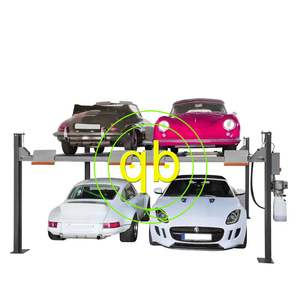 Bốn Bài 2 Cấp Đôi Xe Ô Tô thủy lực rộng bãi đậu xe hệ thống thang máy xe cơ khí dọc nhà để xe thiết bị Palăng nền tảng thang máy - Product Image 1