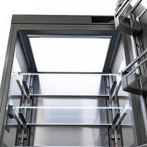 Réfrigérateur encastrable de 30 pouces avec congélateur inférieur, intérieur en acier inoxydable, armoire intégrée avec machine à glaçons, double installation - Product Image 2