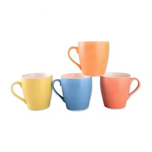 Promoción <span class=keywords><strong>de</strong></span> Tazas y Jarras <span class=keywords><strong>de</strong></span> Porcelana Ecológicas con Acabado Color Café, 300 ml, con Diseño Moderno - Product Image 1