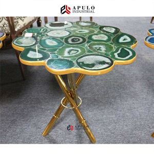 Nhà Máy Trực Tiếp Vòng Bảng Onyx Mã Não Đá Cẩm Thạch Màu Xanh Lá Cây Mã Não Bảng Bán Đá Quý Vòng Malachite Ngọc Bảng Tops - Product Image 2