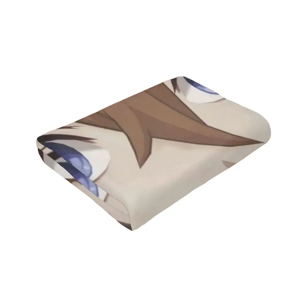 Childe Genshin Impact Blanket Flannel Ajax Autumn Anime Breathable Super Warm Throw Blankets for Bedding Travel Bedding Throws