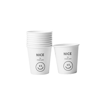 Gobelets en papier jetables de qualité supérieure, recyclables, de qualité alimentaire, imprimés, sacs en kraft pour grains de café et boulangerie, vente en gros