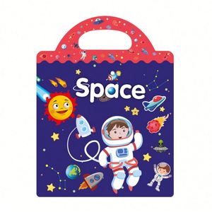 Libro de Pegatinas de Regalo Divertido, Ecológico, Reutilizable, Impermeable, con Juegos de Rompecabezas y Vestir Personajes para Niños, Venta al Por Mayor - Product Image 3
