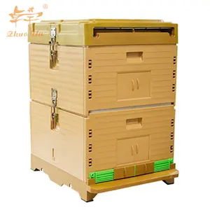 Hot Sale EPS / PVC Double Layers Plastic Beehive Beekeeping Equipment Polypropylene Plastic Bee Hives Box Beehive Supplies