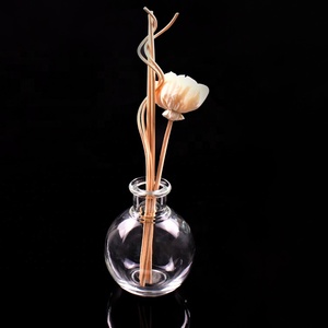 50ml Decorative Luxury reed diffuser bottle with rattan Stick Glass Bottle