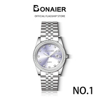 Montre élégante et polyvalente pour femme BONAIER, design minimaliste, montre-bracelet à quartz de qualité supérieure, vente en gros BK915