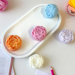 Moules à bougies en forme de rose 3D, moules en silicone en forme de fleur de rose, moule en résine pour la Saint-Valentin, pour la fabrication de savon, de bougies, de <span class=keywords><strong>cire</strong></span> fondue, décoration de la maison - Product Image 4