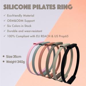 Anneau de Pilates Magique Portable en Silicone Personnalisé de Haute Qualité LA, Léger pour Exercices d'Étirement - Product Image 5