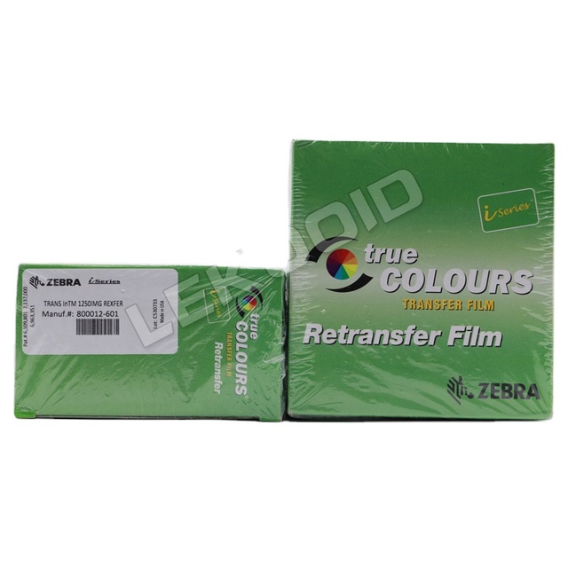 Zebra ZXP8 Id Card Printer Ribbon -Zebra 800012-601 Retransfer Film