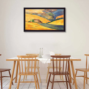 Bán buôn tùy chỉnh thiết kế chất lượng cao handmade ấn tượng Lĩnh Vực Nhà cảnh quan sơn dầu trên vải - Product Image 4