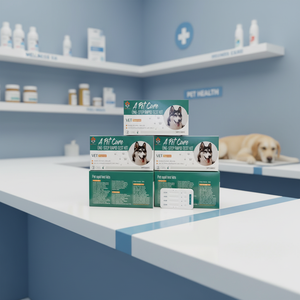 개 에를리히아 아나플라스마 바베시아 심장충 4종 전문가용 신속 진단 키트 (제조사 직송) - Product Image 1