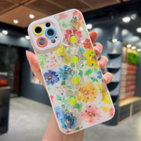2 en 1 design peinture époxy avec bracelet en forme de fleur TPU PC bonne protection couverture de téléphone étui design de mode pour samsung s21
