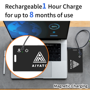 Traceur de carte intelligent rechargeable ultra-mince étanche IP67, anti-perte, avec historique en temps réel et localisateur SOS pour iOS et bagages - Product Image 5