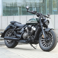 Moto de voyage rétro pour hommes Benda Jinjila Gray Stone 300CC JSJ250-2, moteur bicylindre en V, vitesse maximale de 180 km/h