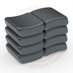 Imanes de neodimio N52, ventilador de segmento de azulejo de arco permanente, epoxi Chapado en imán curvo para anticorrosión Halbach-magnético de neodimio - Product Image 6