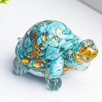 Sculpture créative en résine tortue, thème amour ange et fée, décoration en cristal pour la maison et le bureau, souvenir de collection, cadeau en gros