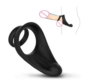 XIAER silicone hot maschio uomo vibratore glande ingrandimento del peso massaggio eiaculazione 2021 giocattoli del sesso vibrante sesso pene cock ring