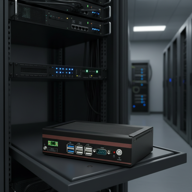 Portable Industrial PC SSD 3 Intel I211 Gigabit LAN 2 RS232 Serial Ports Wide Voltage VGA/ Output Supports Win 7/8/10/Linux