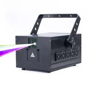 Lazer sahne ışığı tam renkli 10W 15W tam renkli RGB animasyon lazeri ışık