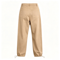 Pantalon cargo taille haute pour femme, coupe large, décontracté et confortable, sept poches, extensible et doux, style décontracté