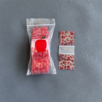 Sacs en plastique LDPE bleus pour pommes, 1000 unités, mini-sacs refermables 1,25 x 0,75 pouces, 12534