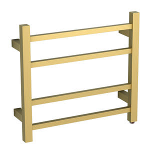 Grand sèche-serviettes électrique gris mat mural, design vertical moderne pour salle de bain, fonction de chauffage des serviettes - Product Image 1