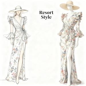 Robe à Bretelles S-2XL en Gros, Nouvelle Robe de Soiré<span class=keywords><strong>e</strong></span> Élégante et Gracieuse Style <span class=keywords><strong>Mori</strong></span>, Robe <span class=keywords><strong>Mori</strong></span> en Dentelle Imprimé<span class=keywords><strong>e</strong></span> Florale - Product Image 6