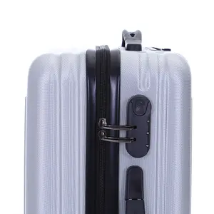 Custom resistente ai graffi grande capacità ABS valigia resistente TSA lucchetto da 20 pollici Trolley valigia Unisex set per i viaggi