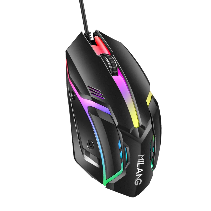 Yamaha Hot 3D ottico cablato USB Gaming Mouse stile ergonomico dito con retroilluminazione a LED impermeabile per i giocatori di gioco sul Computer