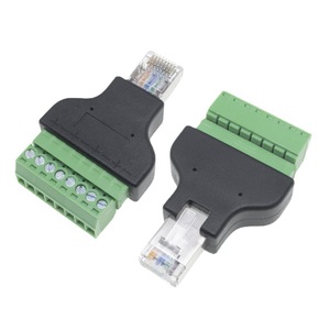 อะแดปเตอร์ RJ45 Toolless สปริงตัวเชื่อมต่อแบบโมดูลาร์แบบป้องกันการคลิกอย่างรวดเร็วอีเธอร์เน็ต100Mbps 8พินสวิตช์เครือข่ายอะแดปเตอร์ซ็อกเก็ต RJ45 - Product Image 4