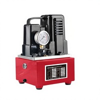 Pompe hydraulique électrique portable mini QQ700 700 bars 10000 PSI avec pédale et réservoir d'huile de 2,5L-5L pour outils hydrauliques